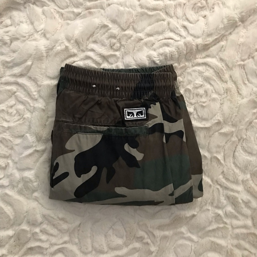 obey camouflage pants